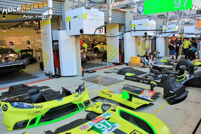 Aston Martin bodywork Le Mans 2018 RX foto Peter Vader