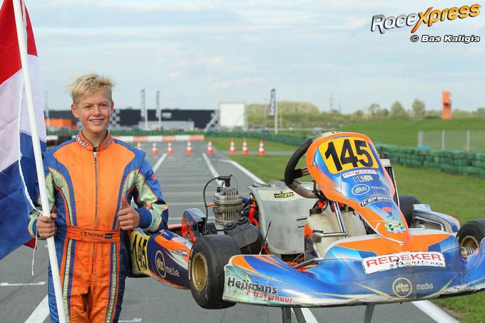 Beau Heijmans Nederlands kampioen IAME X30 juniors