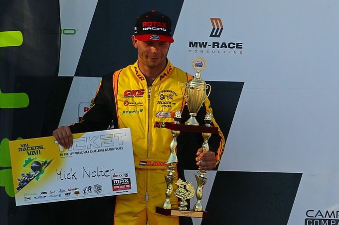 Mick Nolten vicekampioen van Europa en pakt felbegeerd ticket voor Rotax Max Challenge Grand Finals in Brazilië