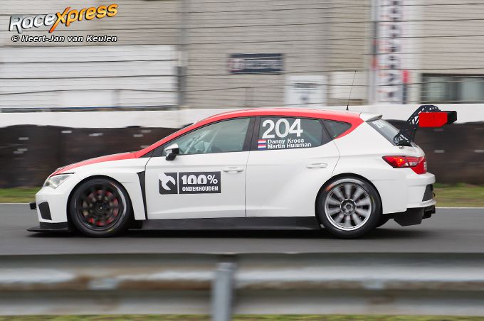 Martin Huisman en Danny Kroes aan de leiding gingen met de Ferry Monster Autosport SEAT