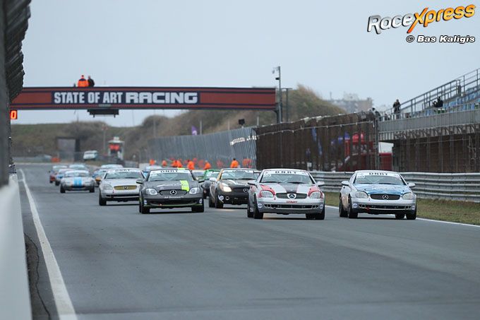 Nieuwjaarsrace kwamen ook de MaX5 Cup, SLK Cup en Peugeot 206 Cup aan de start