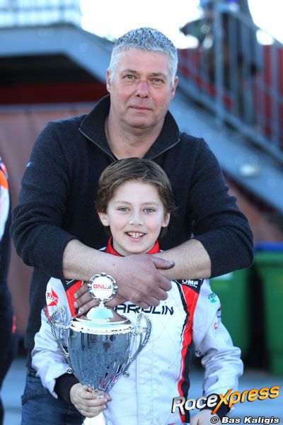 Tommie van der Struijs en zijn vader