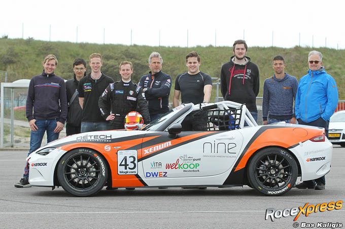 Max de Bruijn en Fontys-studenten