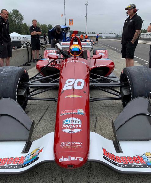 Rinus van Kalmthout Arie Luyendyk Indy Car Ed Carpenter Racing
