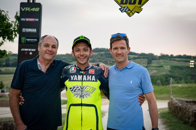 Monza Gerhard Berger Valentino Rossi
