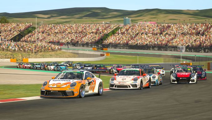 Porsche TAG Heuer Esports Supercup op Donington Park 1