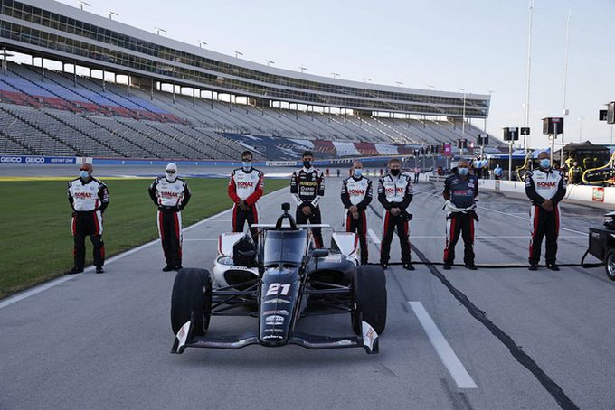 Rinus van Kalmthout Indy Car VeeKay Texas MotorSpeedway