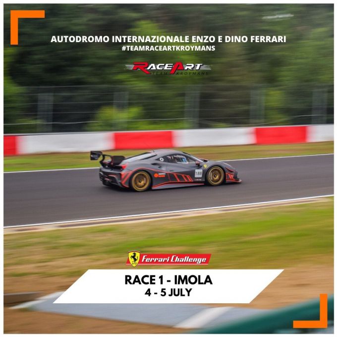 Roger Grouwels Marvin Moonen Team RaceArt Ferrari 488 Challenge Evo Kroymans Hilversum