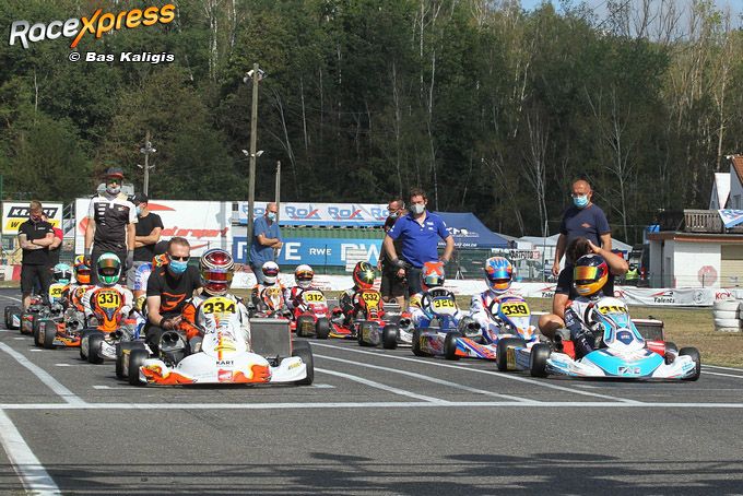 Coen Doorn met teambaas Gert Jager op pole