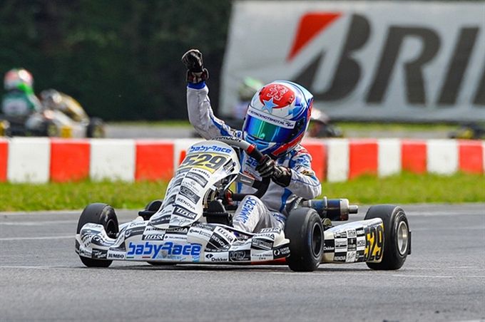 Rene Lammers stunt met WSK titel