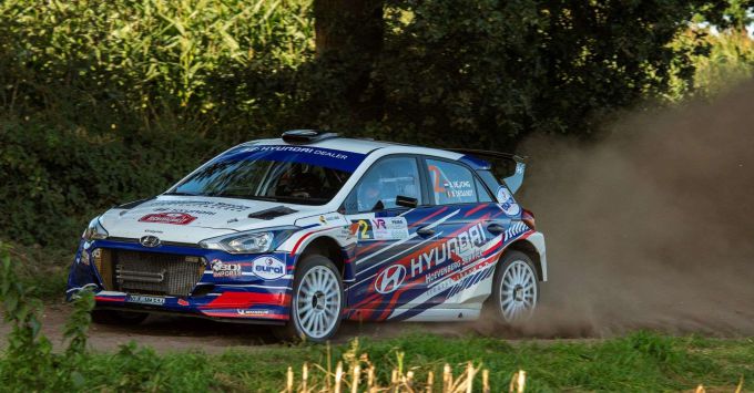 BOB DE JONG RALLYING - In de Vechtdal Rally reed Bob de Jong naar een fraaie podiumplek