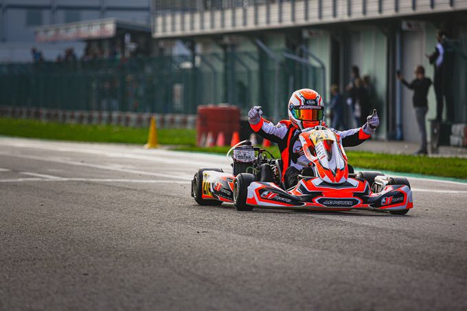 Kaï Rillaerts Europees kampioen Rotax Max in Junioren-klasse