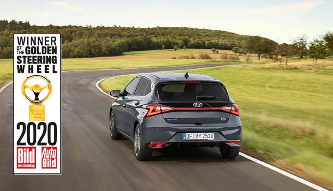 Nieuwe Hyundai i20 wint Golden Steering Wheel