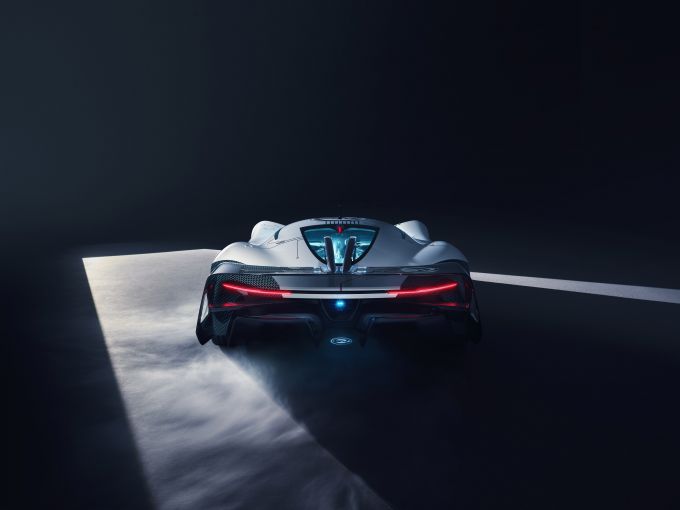 Jaguar Vision GT SV een voor een raceauto opmerkelijk lage luchtweerstandscoëfficiënt van Cw 0,398