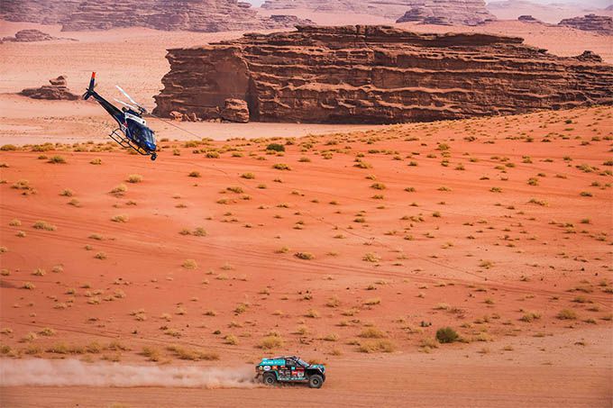 Tim en Tom Coronel in de Dakar 2021