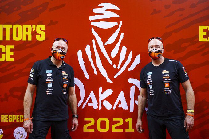 Tom en Tim Coronel Dakar 2021