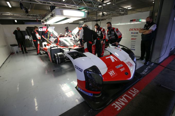 Toyota Gazoo Racing pits GR010 Hybrid Hypercar