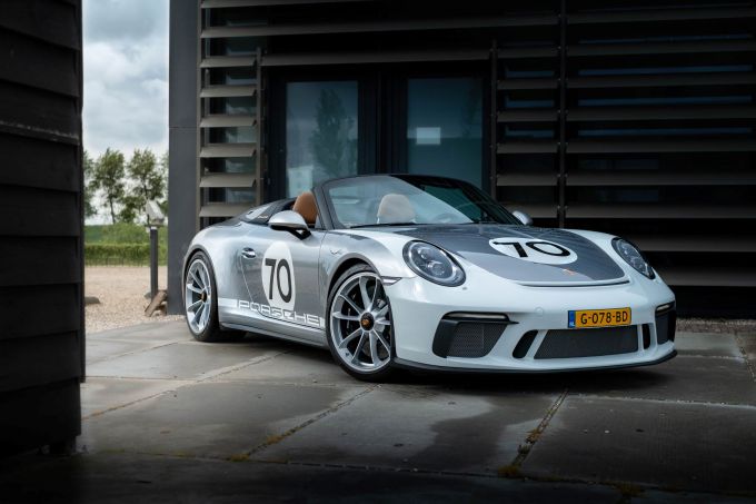 trio oranje porsches op 27april @porschegespot 2