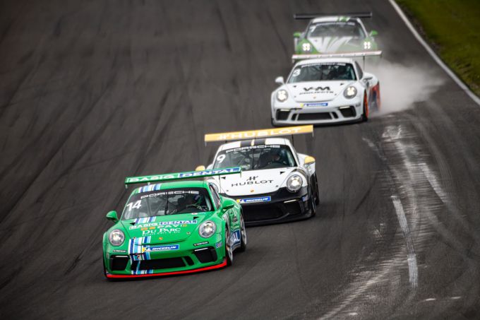 Porsche Sprint Trophy Benelux Pinksterraces Lucas_van_Eijndhoven_voorop