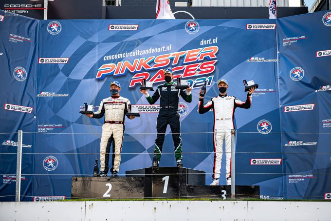 Porsche Sprint Trophy Benelux Pinksterraces podium