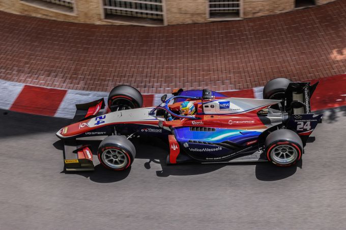 Bent Viscaal positief gestemd na uitdagend Formule 2-weekend in Monaco