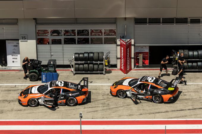 Spielberg Team GP Elite pits