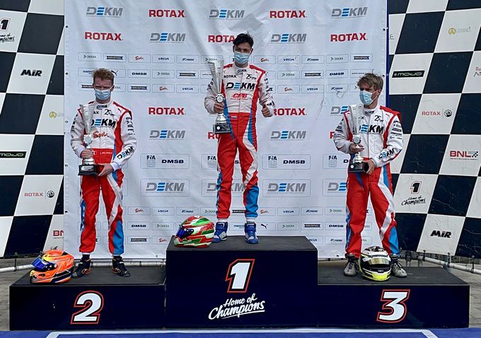 Jens van der Heijden podium