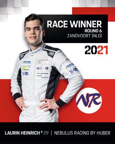 Porsche Mobil 1 Supercup op CM.com Circuit Zandvoort Laurin Heinrich winnaar op zondag