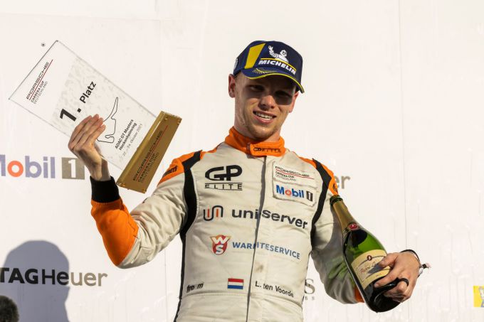 Porsche Carrera Cup Deutschland Larry ten Voorde 1. Platz