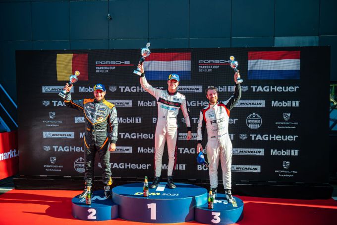 Huub van Eijndhoven Porsche podium