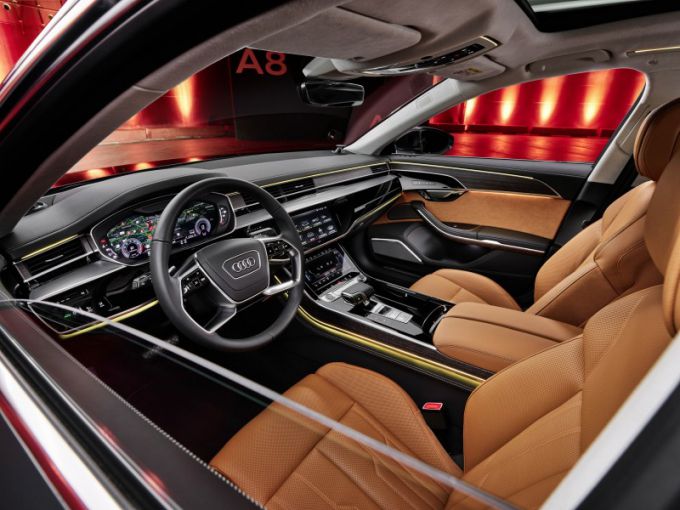 Vernieuwde Audi A8: representatieve looks en innovatieve technologieën in het topsegment