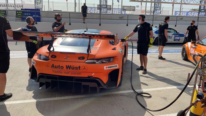 24H Dubai 2022 MP Motorsport Mercedes Henk de Jong Daniel de Jong Bert de Heus Jaap van Lagen P10 en GT3 PA divisiewinnaar Nr9