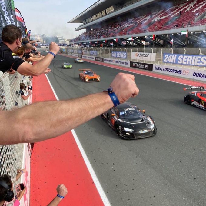 24H Dubai 2022 MP Motorsport Mercedes Henk de Jong Daniel de Jong Bert de Heus Jaap van Lagen P10 en GT3 PA divisiewinnaar Nr5