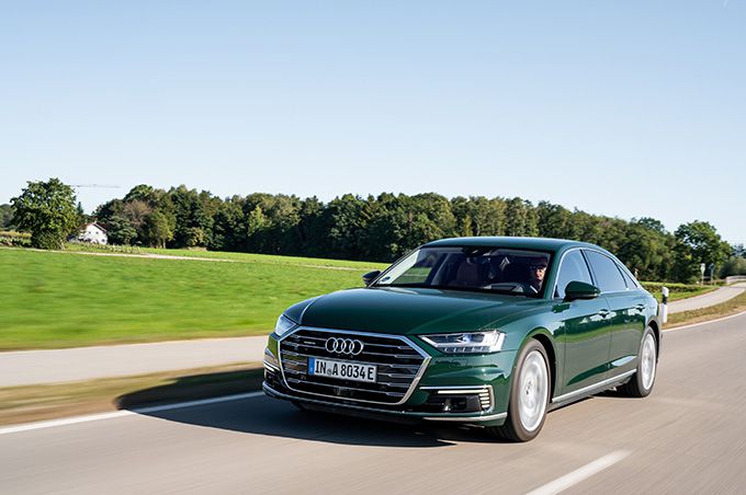 Audi A8 Groen