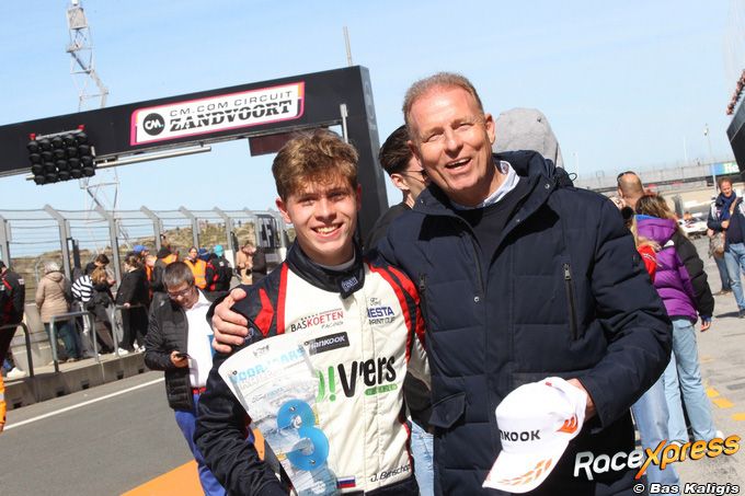 Senna met vader Pieter Soelen