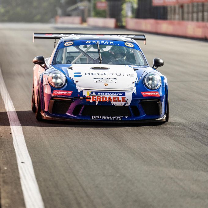 Porsche Endurance Trophy Benelux Circuit Zolder blauw wit