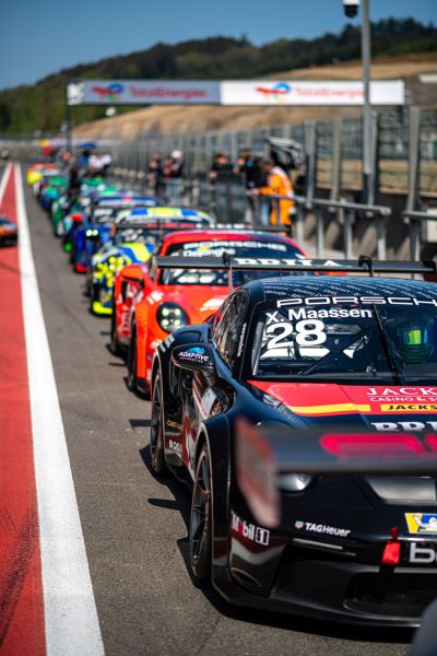 Porsche Carrera Cup Benelux voorbeschouwing Superprix Zolder 3 Pitstraat Xavier Maassen