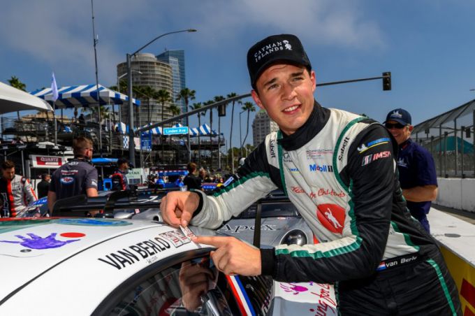 Noord-Amerikaanse Porsche Carrera Cup Kay van Berlo portret