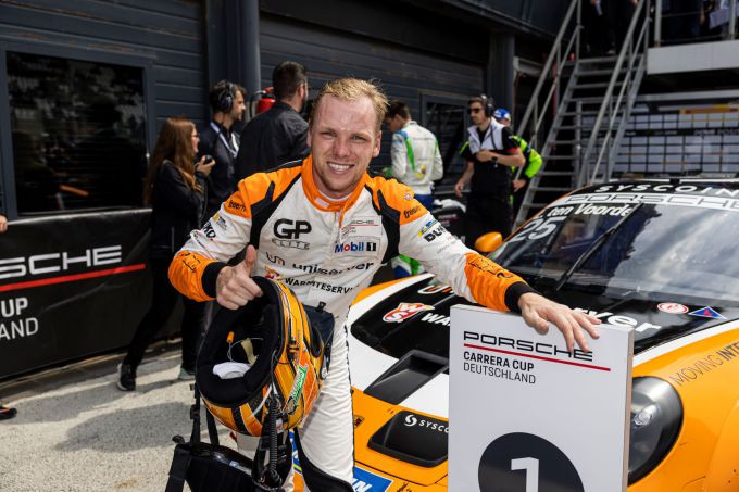 Porsche Carrera Cup Deutschland Larry ten Voorde is nummer 1