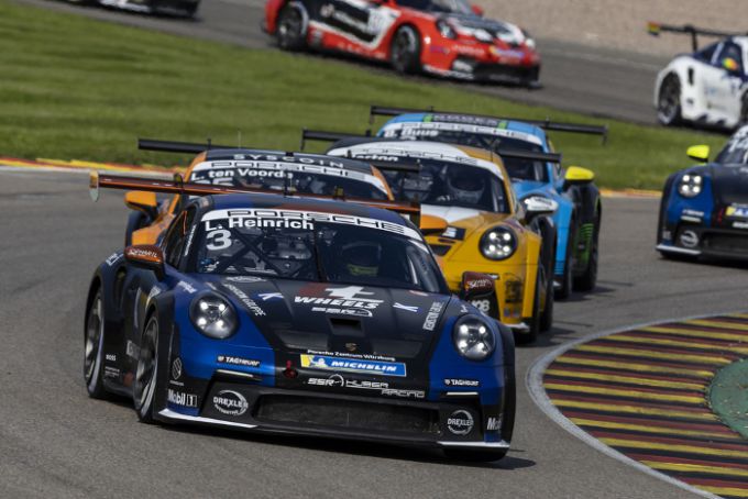 Porsche Carrera Cup Deutschland Sachsenring Laurin Heinrich winnaar