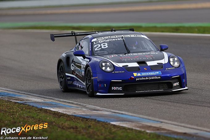 Porsche Carrera Cup Duitsland Hockenheim L. Groeneveld RX foto Johann van de Kerkhof