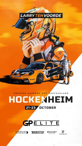 Porsche Carrera Cup Duitsland Hockenheim Larry ten Voorde twee overwinningen Hockenheim