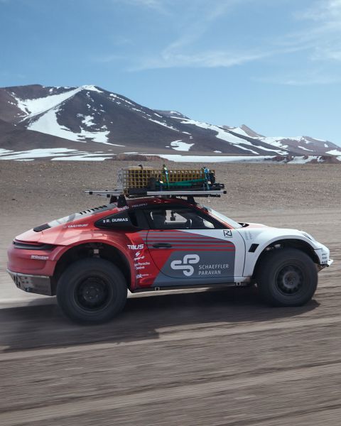 Experimentele Porsche 911 Chileense Ojos del Salado, de hoogste vulkaan ter wereld foto 3