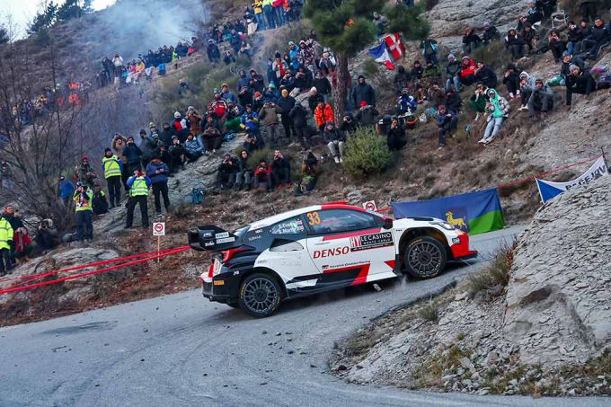 Toyota Gazoo Racing World Rally Team in Rally Monte Carlo 2023 Car 33