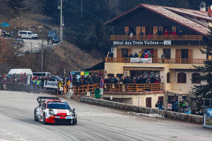 Toyota Gazoo Racing World Rally Team in Rally Monte Carlo 2023 Car 17