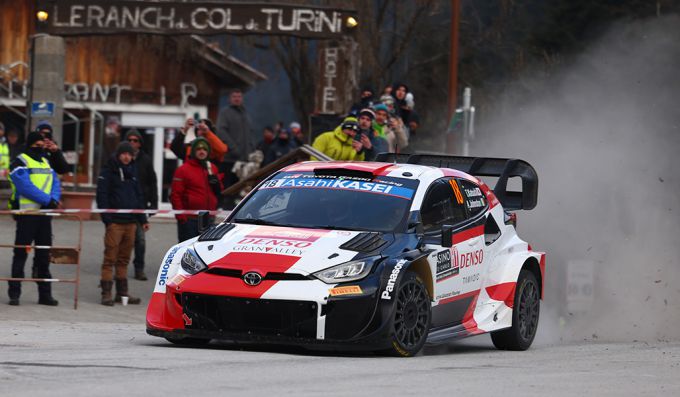 Toyota Gazoo Racing World Rally Team in Rally Monte Carlo 2023 Car 18