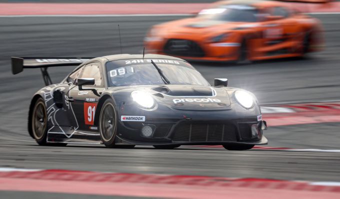 24H_Dubai_Porsche_Herberth Motorsport-Porsche 911 GT3 R Nr91, Daniel Allemann, Ralf Bohn, Alfred Renauer, Robert Renauer