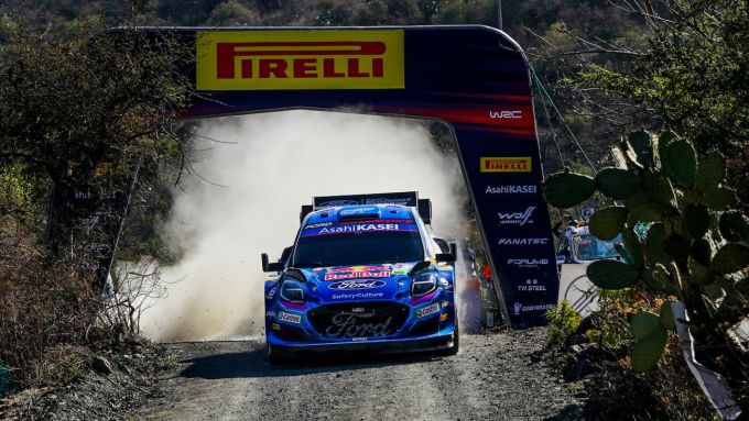 Guanajuato Rally Mexico Ott Tanak actie front