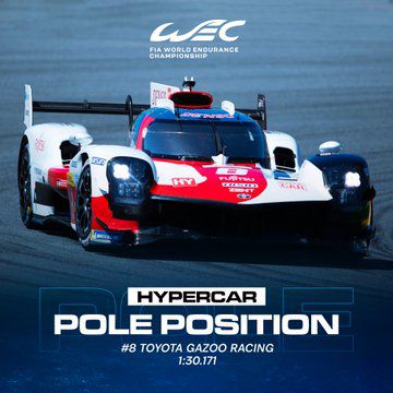 Toyota pole position in Portimao