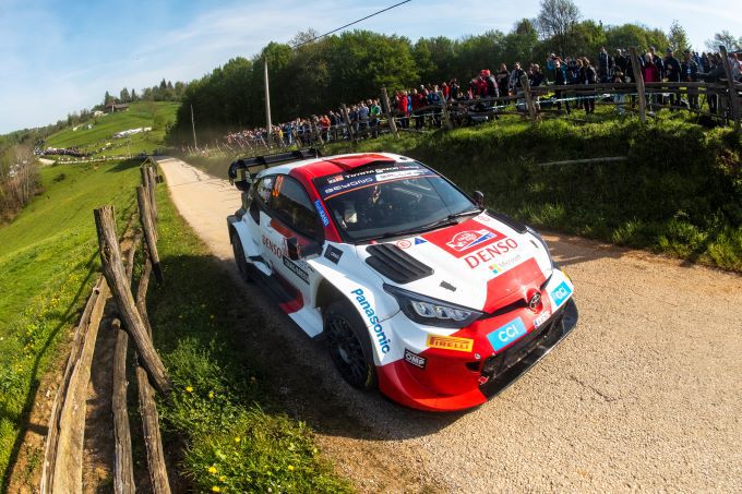 Croatia Rally 2023 Elfyn Evens actie